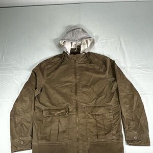 GAP Men's Brown Hooded Field Jacket
